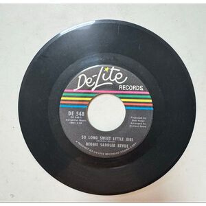 1972 De-Lite Records 45 RPM Reggie Saddler Revue “I've Been Trying / So Long…”